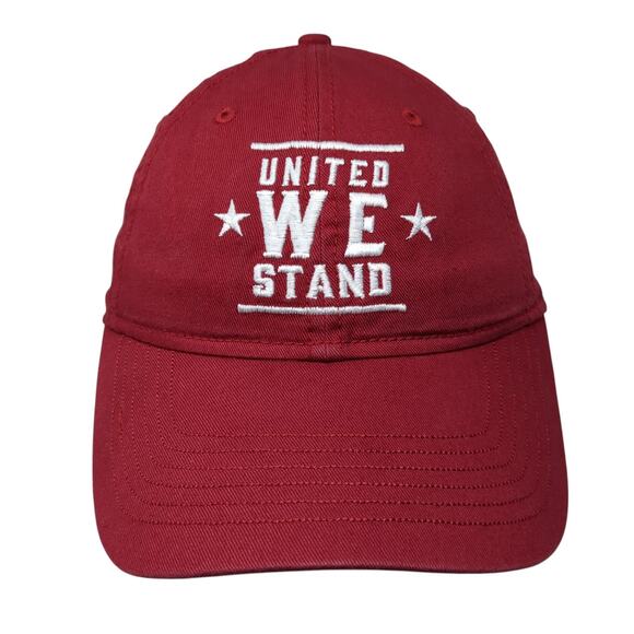 United We Stand College Of The Ozarks Strapback Baseball Cap Red One Size Ouray - Picture 1 of 9